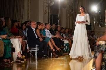 El espíritu heroico de las mujeres, protagonista de los diseños de la 2Âª jornada de GC Colección Bridal (Foto TA)